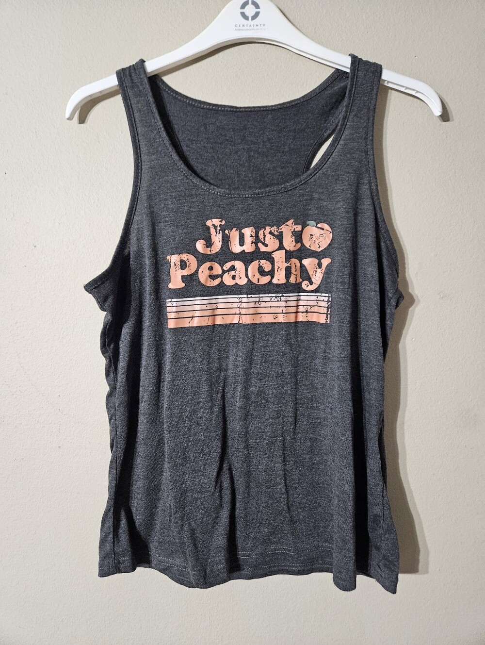 Shein Just Peachy Tank Top Medium